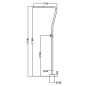 Columna ducha jardín piscina NEVADA acero S316 negro mate - GPN009/ANG