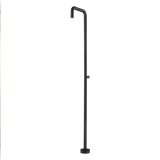 Columna ducha jardín piscina UTAH acero S316 negro mate - GPU010/ANG 1