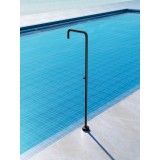Columna ducha jardín piscina UTAH acero S316 negro mate - GPU010/ANG 2