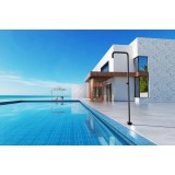 Columna ducha jardín piscina UTAH acero S316 negro mate - GPU010/ANG 3