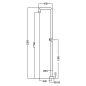 Columna ducha jardín piscina UTAH acero S316 negro mate - GPU010/ANG