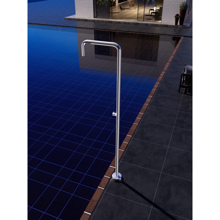 Columna ducha jardín piscina UTAH acero S316 - GPU010/AC 3