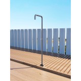 Columna ducha jardín piscina UTAH acero S316 gris cobalto - GPU010/AGCB 2