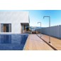 Columna ducha jardín piscina UTAH acero S316 gris cobalto - GPU010/AGCB