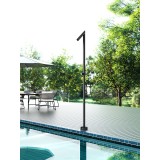 Columna ducha jardín piscina OKLAHOMA acero S316 negro mate - GPO011/ANG 3