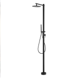Columna ducha jardín piscina KANSAS acero S316 negro mate - GPK012/ANG 1