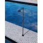 Columna ducha jardín piscina KANSAS acero S316 negro mate - GPK012/ANG