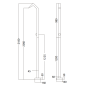Columna ducha jardín piscina NIAGARA acero S316 - GPN013/AC