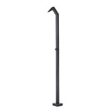 Columna ducha jardín piscina NIAGARA acero S316 negro mate - GPN013/ANG 1
