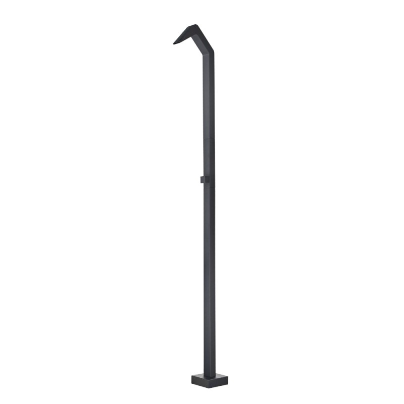 Columna ducha jardín piscina NIAGARA acero S316 negro mate - GPN013/ANG