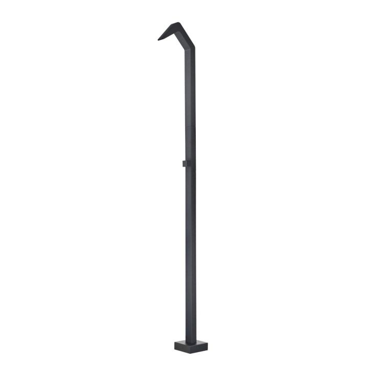 Columna ducha jardín piscina NIAGARA acero S316 negro mate - GPN013/ANG 1