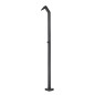 Columna ducha jardín piscina NIAGARA acero S316 negro mate - GPN013/ANG