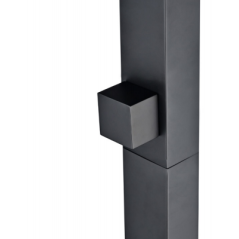 Columna ducha jardín piscina NIAGARA acero S316 negro mate - GPN013/ANG - Imex