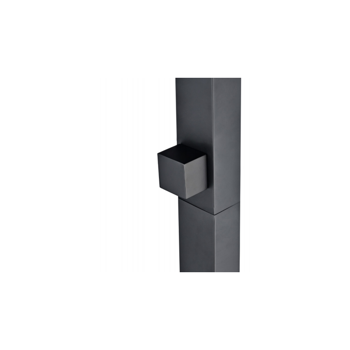 Columna ducha jardín piscina NIAGARA acero S316 negro mate - GPN013/ANG 5