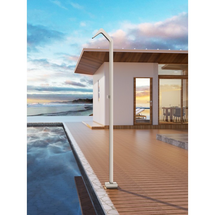Columna ducha jardín piscina NIAGARA acero S316 moka - GPN013/AMK 3