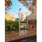 Columna ducha jardín piscina NIAGARA acero S316 rosa coral - GPN013/ACL