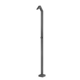 Columna ducha jardín piscina NIAGARA acero S316 gris cobalto - GPN013/AGCB 1