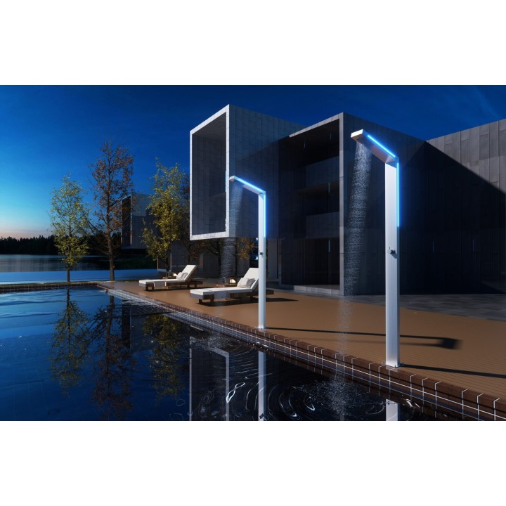 Columna ducha jardín piscina SENSE acero S316 - GPS016/AC 2