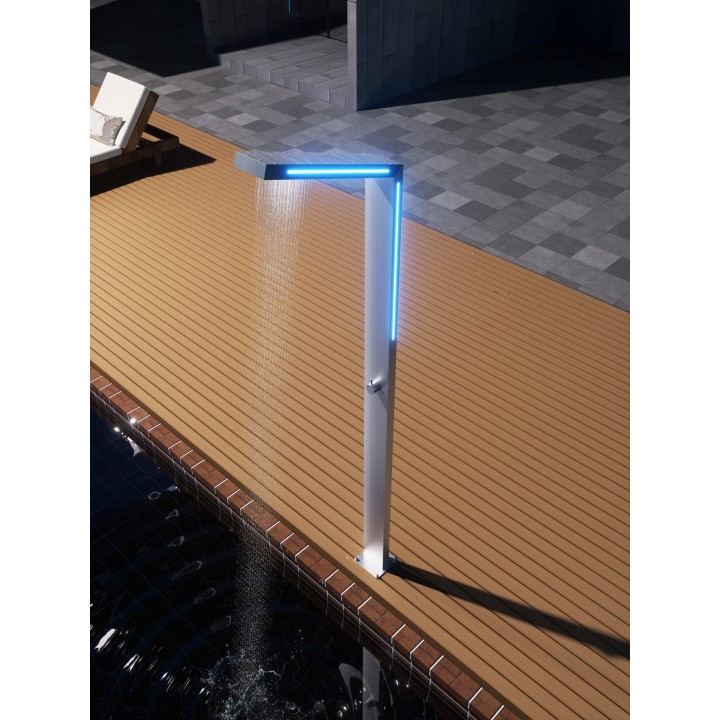 Columna ducha jardín piscina SENSE acero S316 - GPS016/AC 3