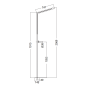 Columna ducha jardín piscina SENSE acero S316 - GPS016/AC