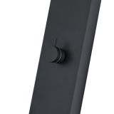 Columna ducha jardín piscina SENSE acero S316 negro mate  - GPS016/ANG 5