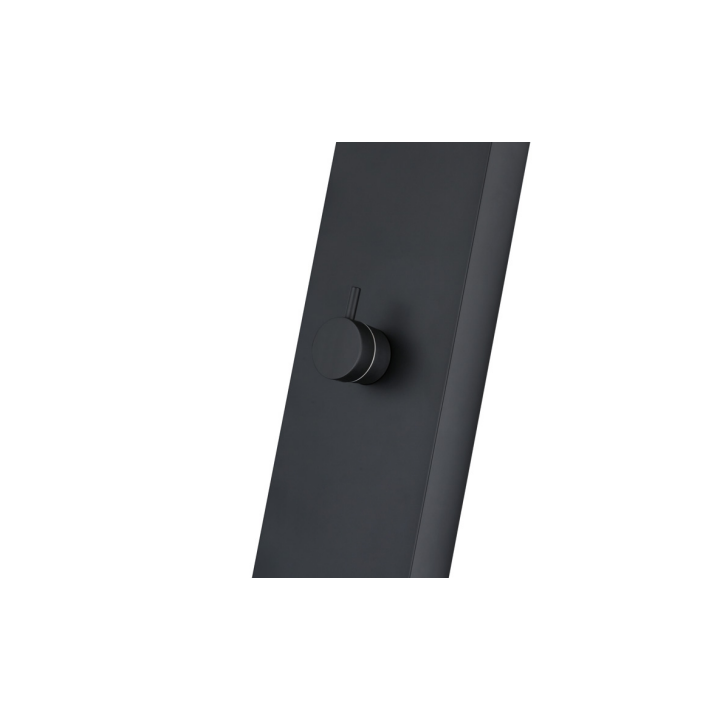 Columna ducha jardín piscina SENSE acero S316 negro mate  - GPS016/ANG 5