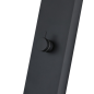 Columna ducha jardín piscina SENSE acero S316 negro mate  - GPS016/ANG