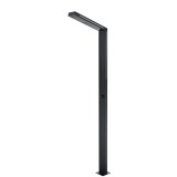 Columna ducha jardín piscina SENSE acero S316 negro mate  - GPS016/ANG 1