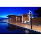 Columna ducha jardín piscina SENSE acero S316 negro mate  - GPS016/ANG