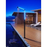 Columna ducha jardín piscina SENSE acero S316 negro mate  - GPS016/ANG 3