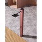 Columna ducha jardín piscina PHOENIX acero S316 rosa coral - GPP015/ACL