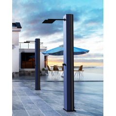 Columna ducha jardín piscina PHOENIX acero S316 azul océano - GPP015/AAO - Imex