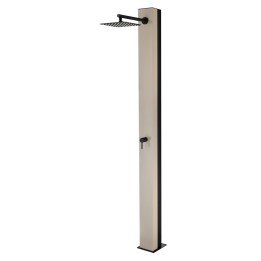 Columna ducha jardín piscina PHOENIX acero S316 moka - GPP015/AMK 1