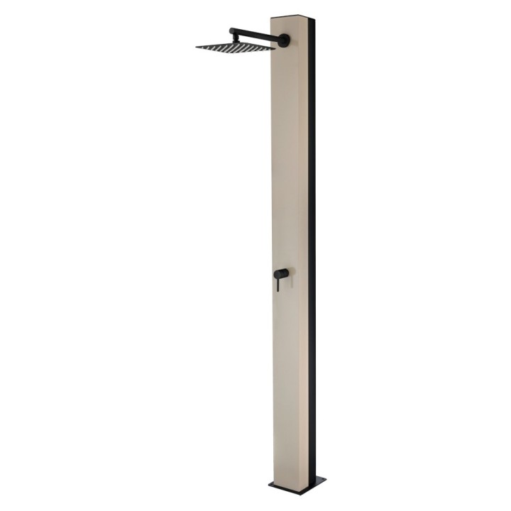 Columna ducha jardín piscina PHOENIX acero S316 moka - GPP015/AMK 1