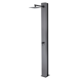 Columna ducha jardín piscina PHOENIX acero S316 gris cobalto - GPP015/AGCB 1