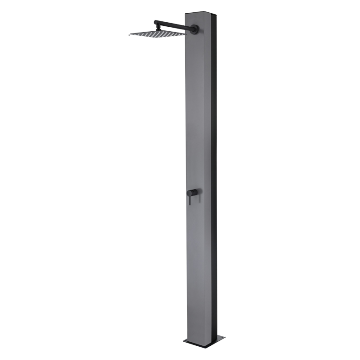 Columna ducha jardín piscina PHOENIX acero S316 gris cobalto - GPP015/AGCB 1