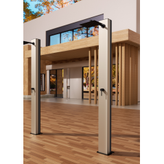 Columna ducha jardín piscina PHOENIX acero S316 moka - GPP015/AC - Imex
