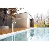 Columna ducha jardín piscina NIAGARA acero S316 moka - CPN001/AMK 2