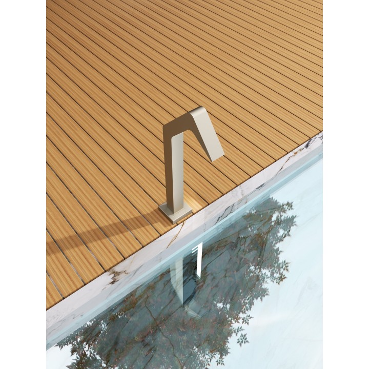 Columna ducha jardín piscina NIAGARA acero S316 moka - CPN001/AMK 3