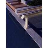 Columna ducha jardín piscina NIAGARA acero S316 moka - CPN002/AMK 2