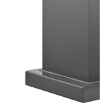 Columna ducha jardín piscina NIAGARA acero S316 gris cobalto - CPN002/AGCB 5