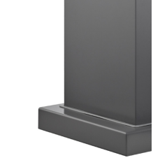 Columna ducha jardín piscina NIAGARA acero S316 gris cobalto - CPN002-AGCB - Imex