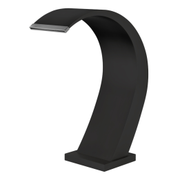 Columna ducha jardín piscina IGUAZU acero S316 negro mate - CPI003/ANG 1