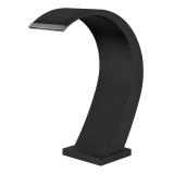 Columna ducha jardín piscina IGUAZU acero S316 negro mate - CPI003/ANG 1