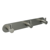 Percha triple ESSENTIAL níquel cepillado - CAE001-02/NQ 1