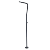 Columna ducha jardín piscina NEVADA acero S316 negro mate - GPN009/ANG 1