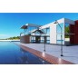 Columna ducha jardín piscina DAKOTA acero S316 negro mate - GPD003/ANG