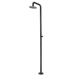 Columna ducha jardín piscina OREGON acero S316 negro mate - GPO006/ANG 1