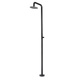 Columna ducha jardín piscina OREGON acero S316 negro mate - GPO006/ANG 1