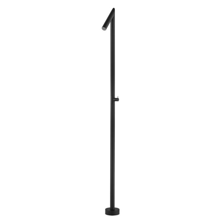 Columna ducha jardín piscina OKLAHOMA acero S316 negro mate - GPO011/ANG 1